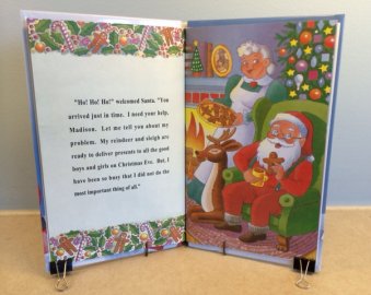 Personalized Christmas book about Santa