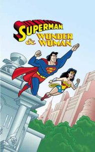 Personalized Superman and Wonder Woman book