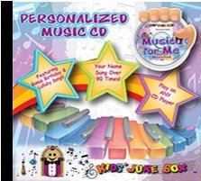 Sing Your Name - Music For Me Personalized childrens Music CD
