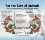 Love Of Animals Music CD by Happykids