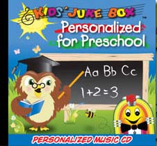 Personalized For Preschool Music CD