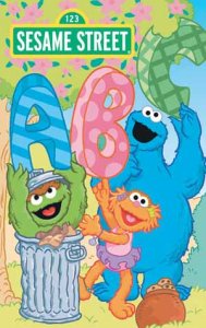 personalized Sesame Street book about abcs