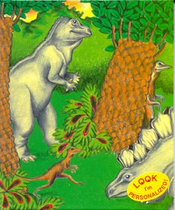 My Dinosaur Adventure personalize book about dinosaurs