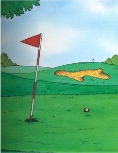 Personalized book about golf