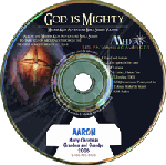 God Is Mighty Personalized Christian music CD for kids
