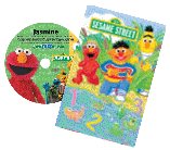 Sesame Street Book and Elmo Music CD Set