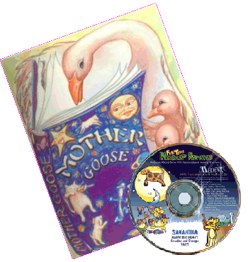 Mother Goose Personalized book and CD set