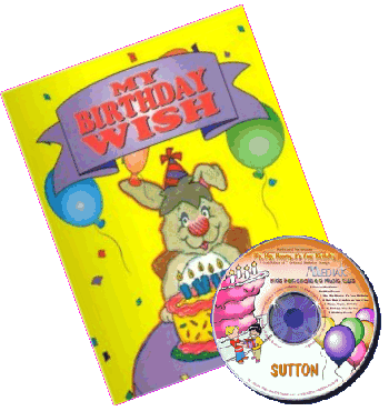 Personalized Birthday Wish Book and Birthday CD