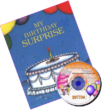 personalized My Birthday Surprise Book and Birthday CD